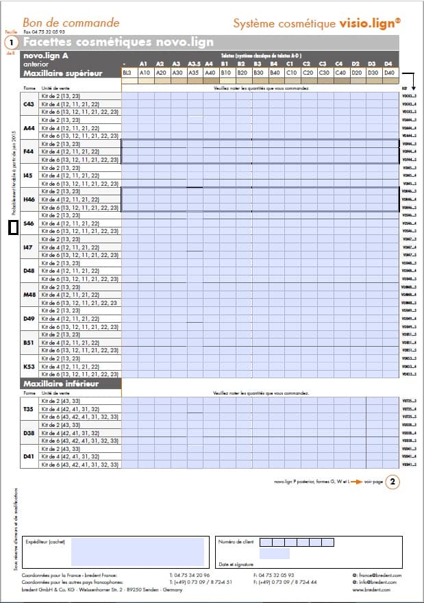 visio.lign Bon de commande